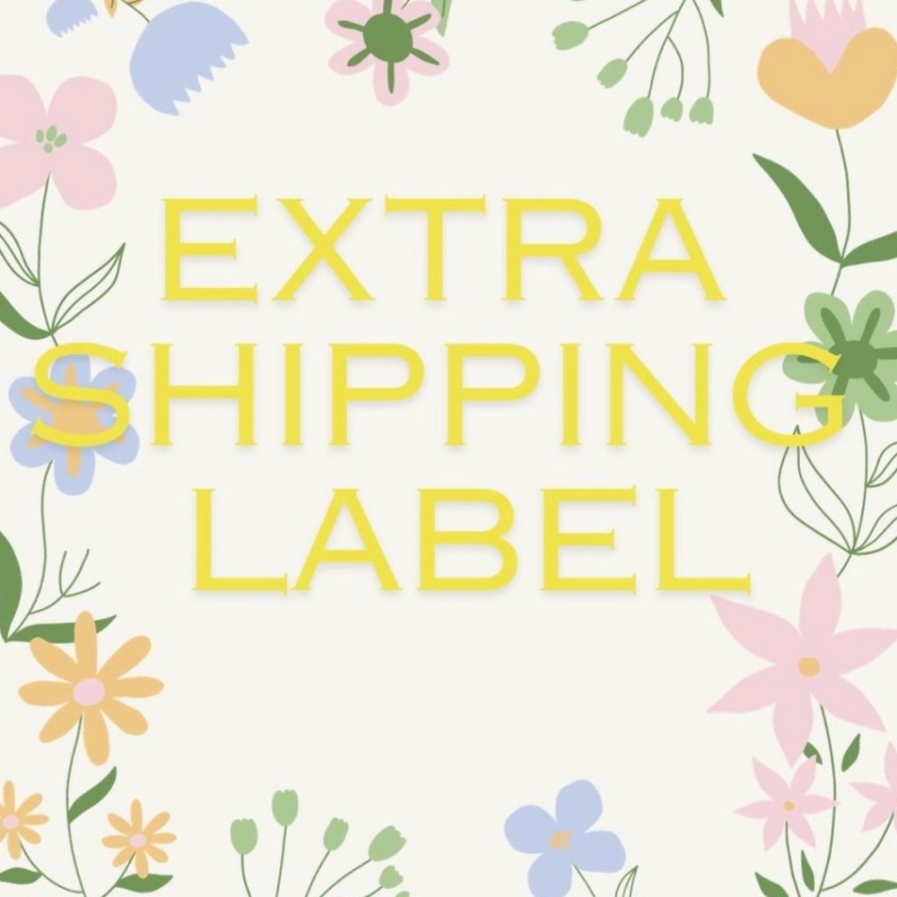 $3 Extra Shipping Label